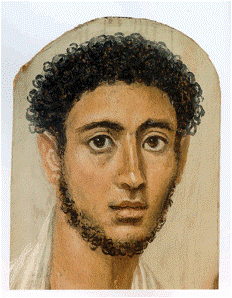 Roman, 'Faiyum Mummy Portrait', c.1st century CE. State Collections of Antiquities, Munich